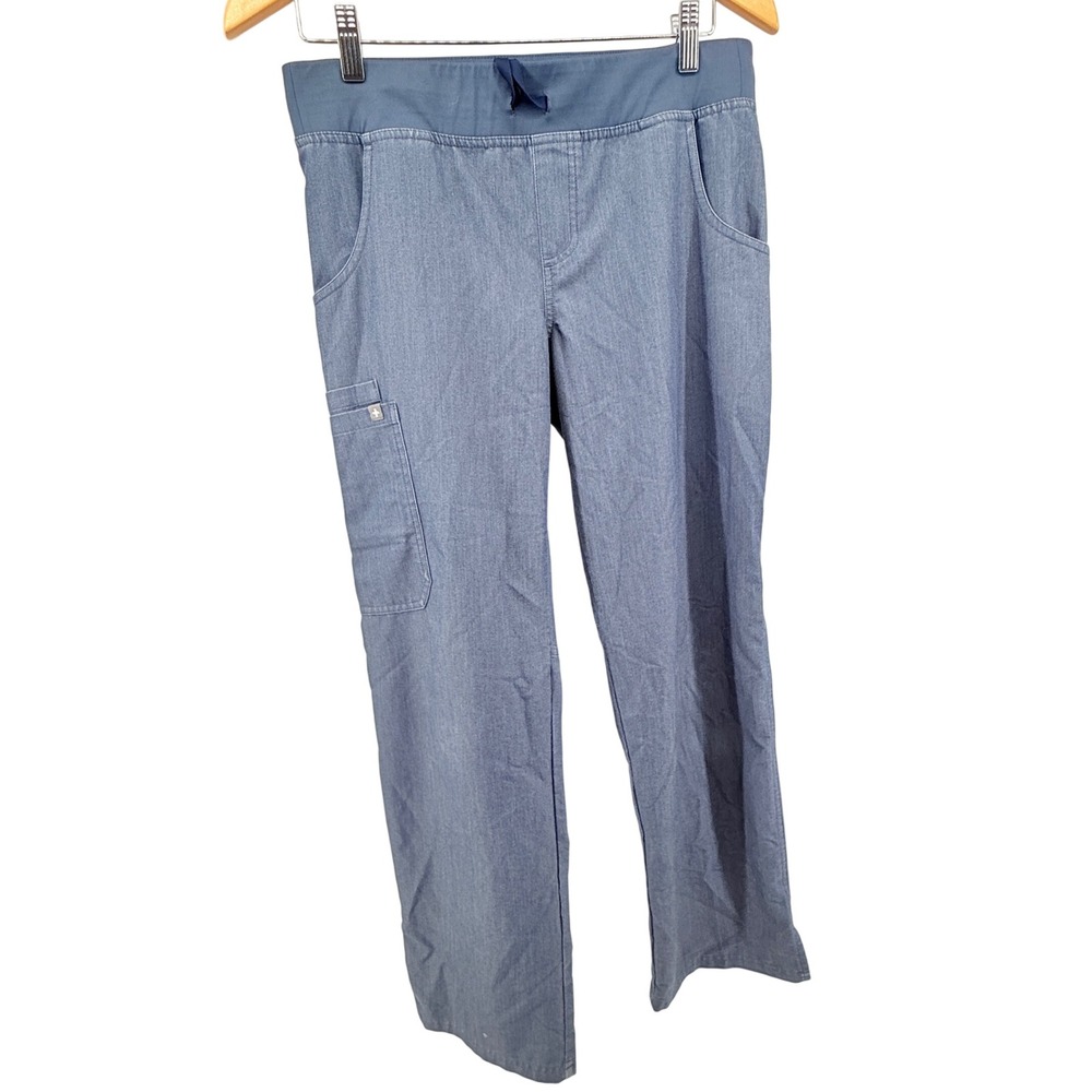 FIGS Technical Collection Women's‎ Scrub Pants Drawstring blue S